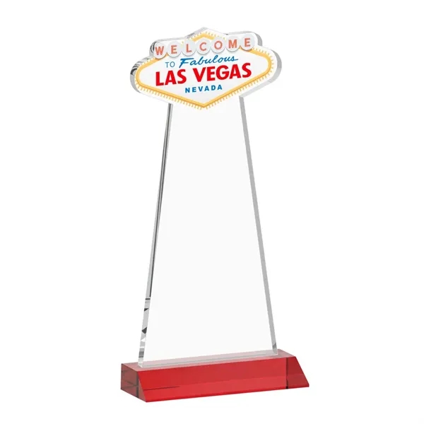 The Las Vegas Award is crafted from premium starfire crystal, featuring... from ASI 84592 St Regis Group / St Regis