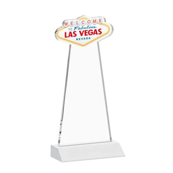 The Las Vegas Award is crafted from premium starfire crystal, featuring... from ASI 84592 St Regis Group / St Regis