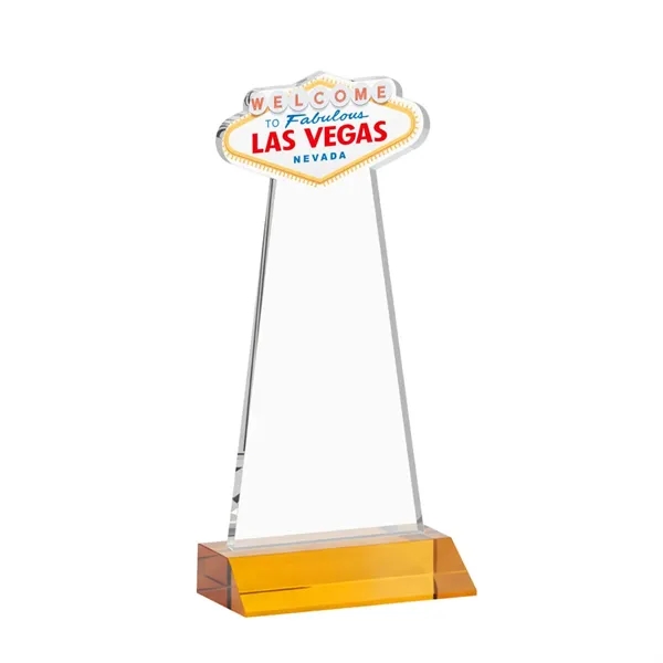 The Las Vegas Award is crafted from premium starfire crystal, featuring... from ASI 84592 St Regis Group / St Regis