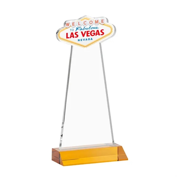 The Las Vegas Award is crafted from premium starfire crystal, featuring... from ASI 84592 St Regis Group / St Regis
