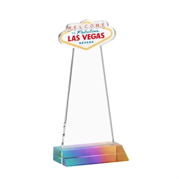 The Las Vegas Award is crafted from premium starfire crystal, featuring... from ASI 84592 St Regis Group / St Regis