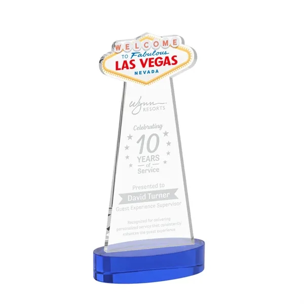The Las Vegas Award is crafted from premium starfire crystal, featuring... from ASI 84592 St Regis Group / St Regis