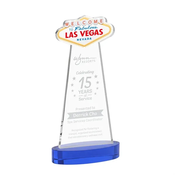 The Las Vegas Award is crafted from premium starfire crystal, featuring... from ASI 84592 St Regis Group / St Regis