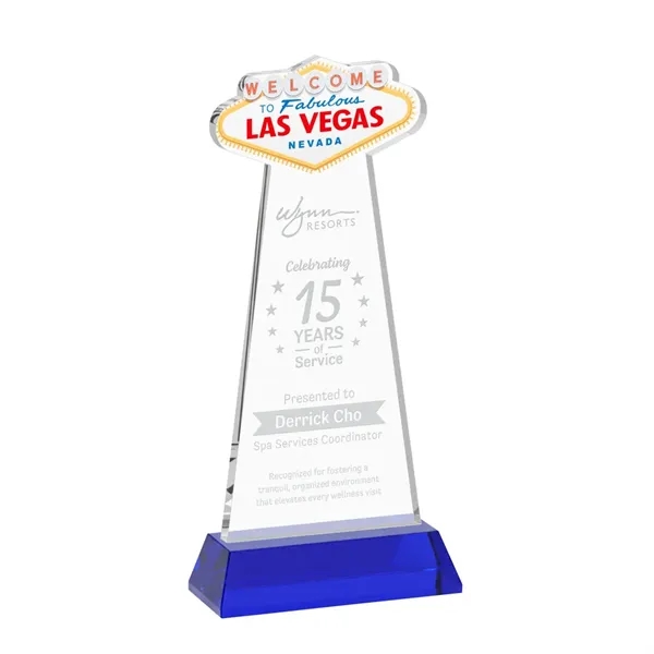 The Las Vegas Award is crafted from premium starfire crystal, featuring... from ASI 84592 St Regis Group / St Regis