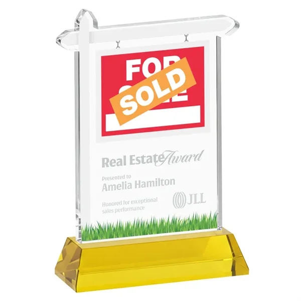 Real Estate Award on Hartford Base - Gold... from ASI 84592 St Regis Group / St Regis