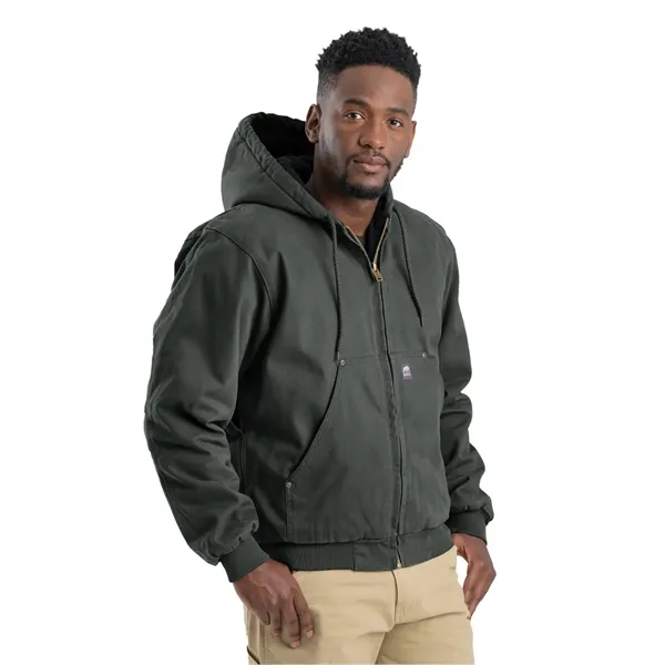Berne Apparel Tall Heartland Washed Cotton Duck Hooded Ja...... from ASI 84358 S&S Activewear