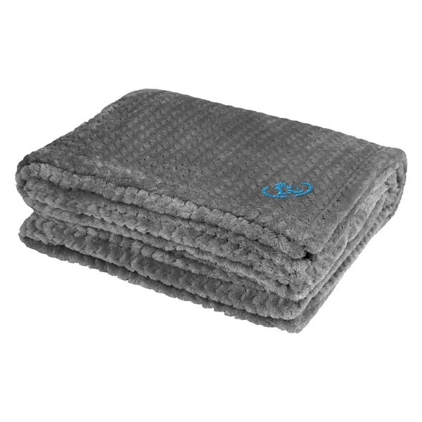 Cozy plush blanket made of 100% polyester and measuring 60" x... from ASI 61125 Hit Promotional Products / Hit®