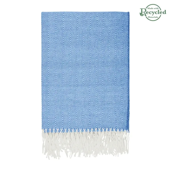 Eastport herringbone blanket for cozying up on the couch or adding... from ASI 61125 Hit Promotional Products / Hit®