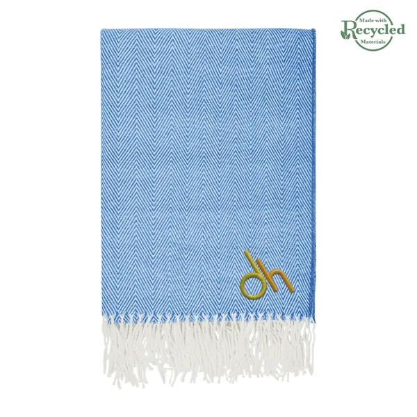 Eastport herringbone blanket for cozying up on the couch or adding... from ASI 61125 Hit Promotional Products / Hit®