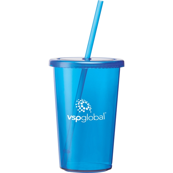 Sizzle 16oz Tumbler with Straw... from ASI 42424 ZZ DROPPED -Bullet