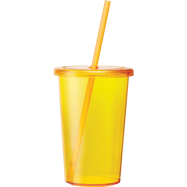 Sizzle 16oz Tumbler with Straw... from ASI 42424 ZZ DROPPED -Bullet