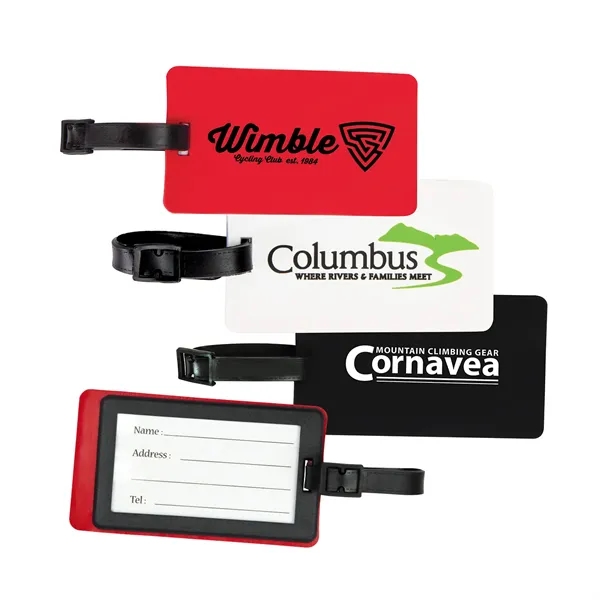 3.5" x 2.5" or 4.5" x 2.5" PVC luggage tags.... from ASI 62088 IDProductsource