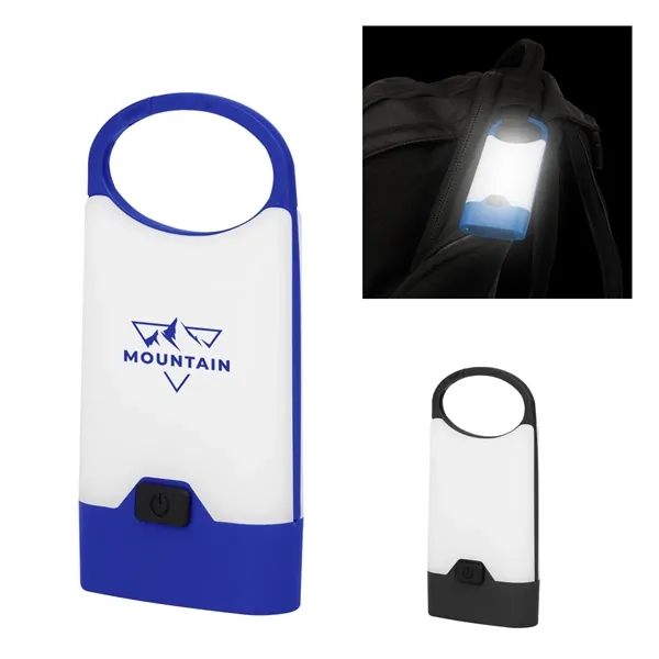 2" x 4" plastic LED lantern with push-button action and carabiner... from ASI 61125 Hit Promotional Products / Hit®