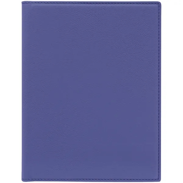 7" x 9" Purpleleatherette portfolio with 50-page pad, pen loop and... from ASI 74601 Calico
