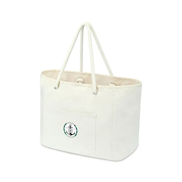 A stylish oversized tote that blends nautical charm with everyday function... from ASI 56070 Gemline / Gemline®
