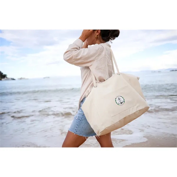 A stylish oversized tote that blends nautical charm with everyday function... from ASI 56070 Gemline / Gemline®