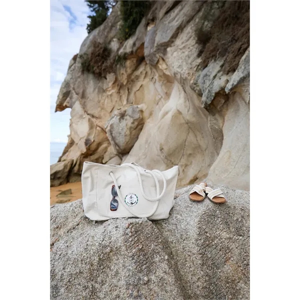 A stylish oversized tote that blends nautical charm with everyday function... from ASI 56070 Gemline / Gemline®