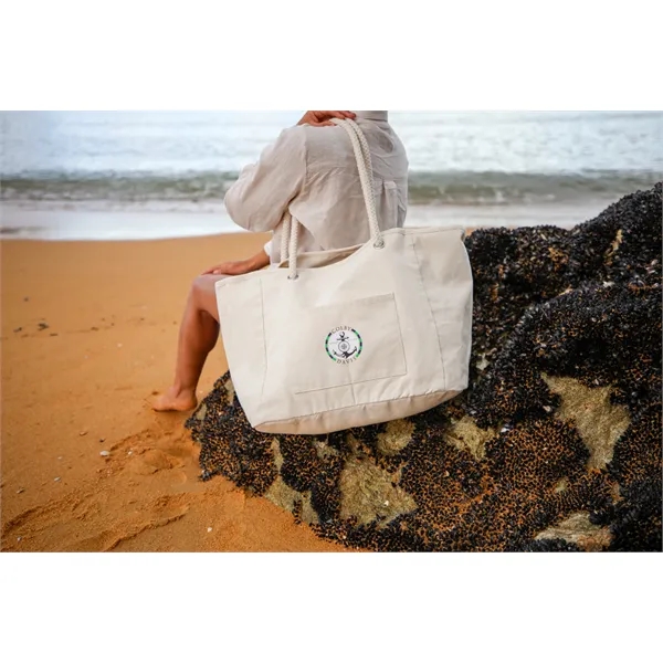 A stylish oversized tote that blends nautical charm with everyday function... from ASI 56070 Gemline / Gemline®