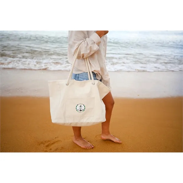 A stylish oversized tote that blends nautical charm with everyday function... from ASI 56070 Gemline / Gemline®