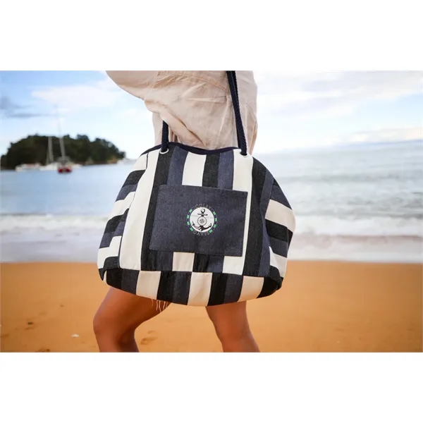 A stylish oversized tote that blends nautical charm with everyday function... from ASI 56070 Gemline / Gemline®