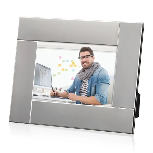 Snyder Frame - Matt/Brushed S/S available in two sizes.... from ASI 84592 St Regis Group