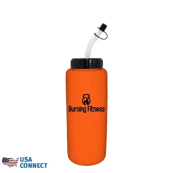 32 oz Grip Bottle with Flexible Straw - USA Connect... from ASI 30270 Aakron Line