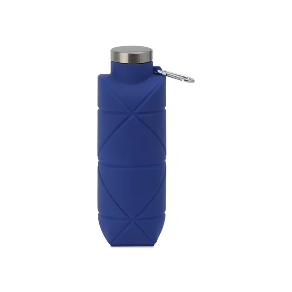 Collapsible silicone bottle with carabiner for easy, space-saving hydration... from ASI 56070 Gemline / Gemline®