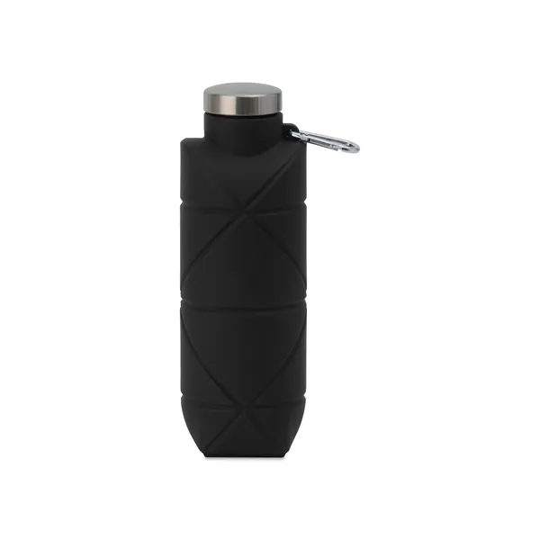 Collapsible silicone bottle with carabiner for easy, space-saving hydration... from ASI 56070 Gemline / Gemline®