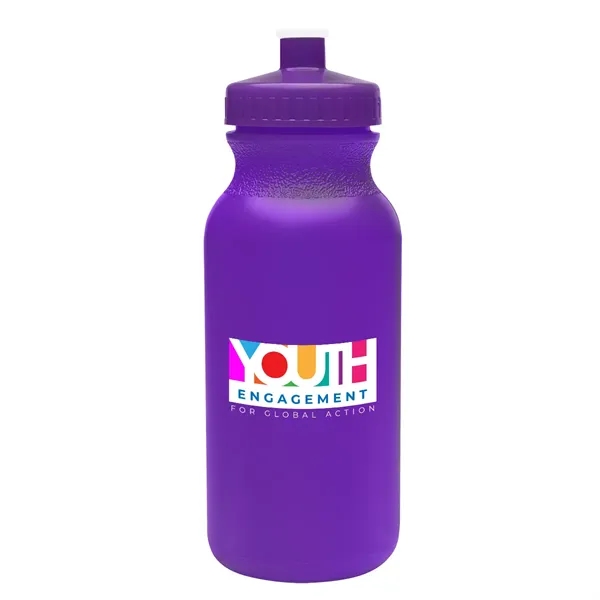 20 oz. bike bottle with screw-on, spill-resistant push pull lid.... from ASI 61125 Hit Promotional Products / Hit®
