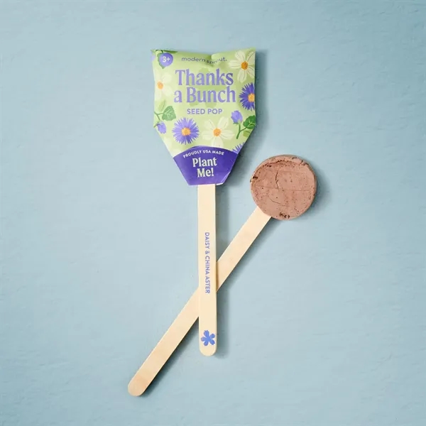 Plantable Seed Pops with Wildflower Varieties... from ASI 56070 Gemline / Gemline®