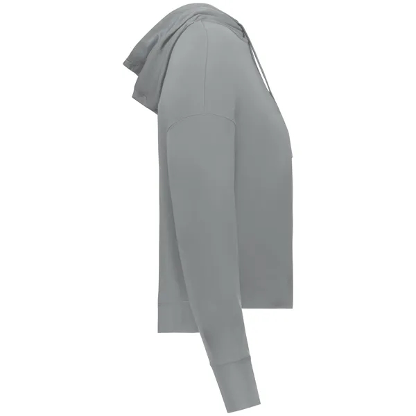 Ladies' Effortless Hoodie with a relaxed boxy fit.... from ASI 37461 Augusta Sportswear / Holloway Sportswear