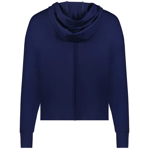 Ladies' Effortless Hoodie with a relaxed boxy fit.... from ASI 37461 Augusta Sportswear / Holloway Sportswear