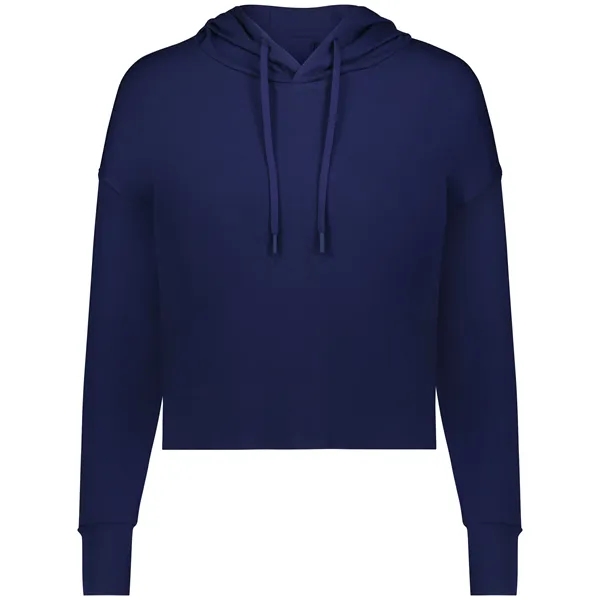 Ladies' Effortless Hoodie with a relaxed boxy fit.... from ASI 37461 Augusta Sportswear / Holloway Sportswear