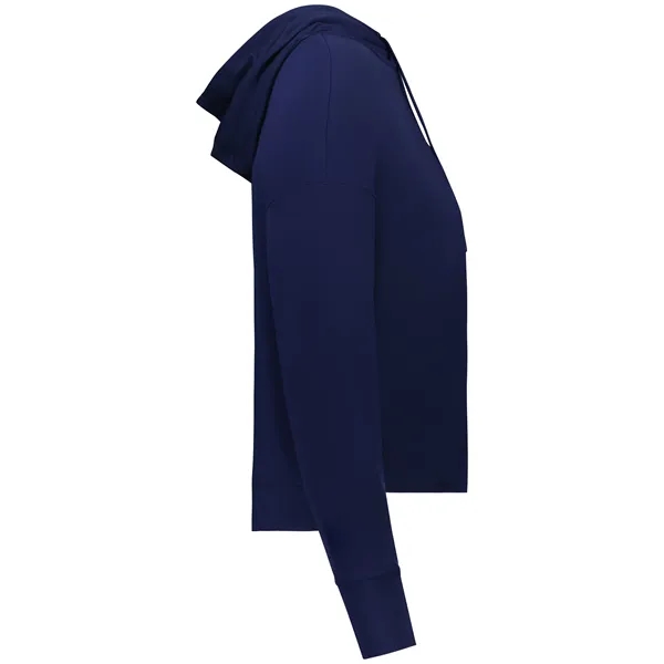 Ladies' Effortless Hoodie with a relaxed boxy fit.... from ASI 37461 Augusta Sportswear / Holloway Sportswear