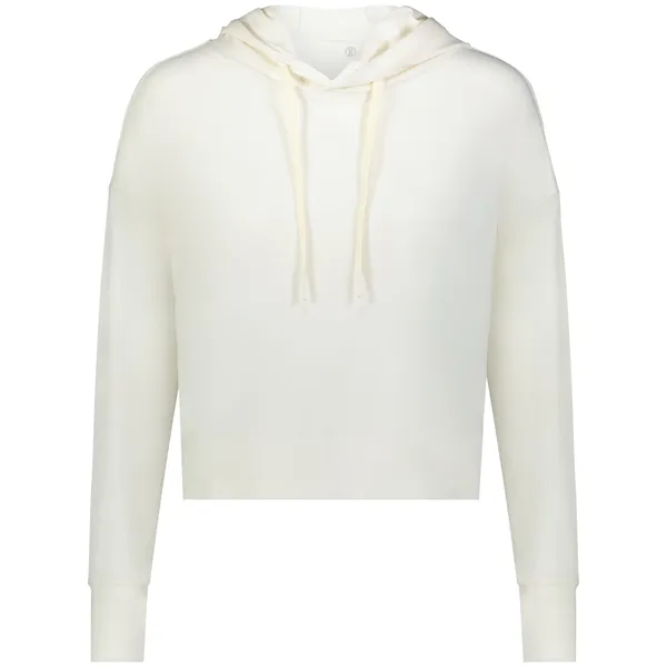 Ladies' Effortless Hoodie with a relaxed boxy fit.... from ASI 37461 Augusta Sportswear / Holloway Sportswear