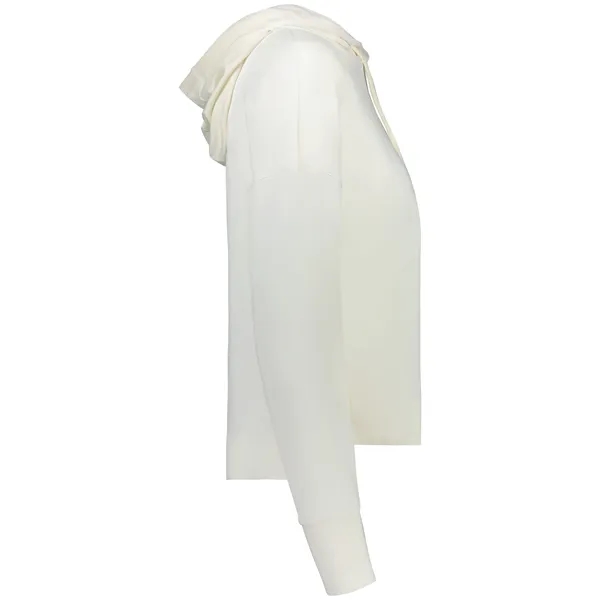 Ladies' Effortless Hoodie with a relaxed boxy fit.... from ASI 37461 Augusta Sportswear / Holloway Sportswear