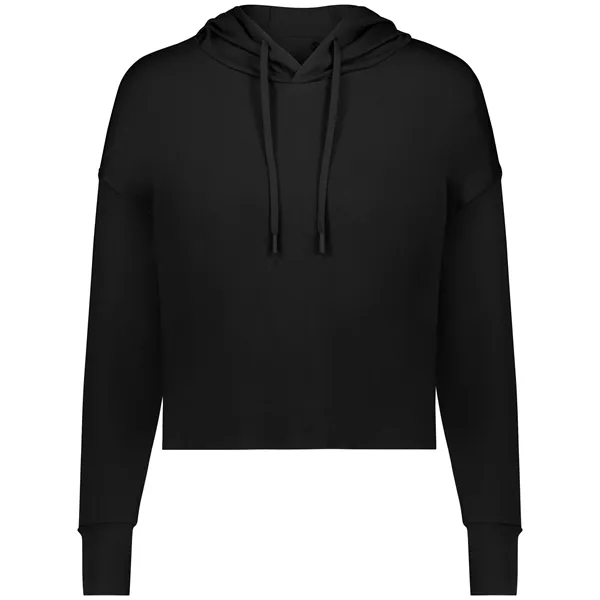 Ladies' Effortless Hoodie with a relaxed boxy fit.... from ASI 37461 Augusta Sportswear / Holloway Sportswear