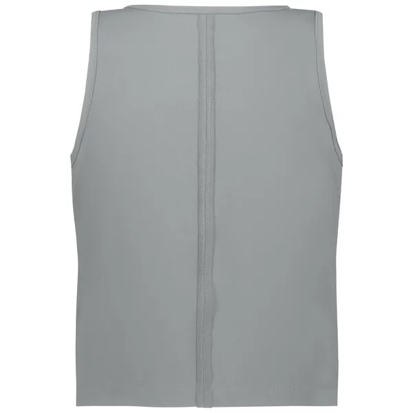 Girls tank with raw edge detailing.... from ASI 37461 Augusta Sportswear / Holloway Sportswear