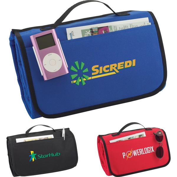 54" x 46" fleece blanket with hook and loop closure.... from ASI 66887 PCNA / Bullet