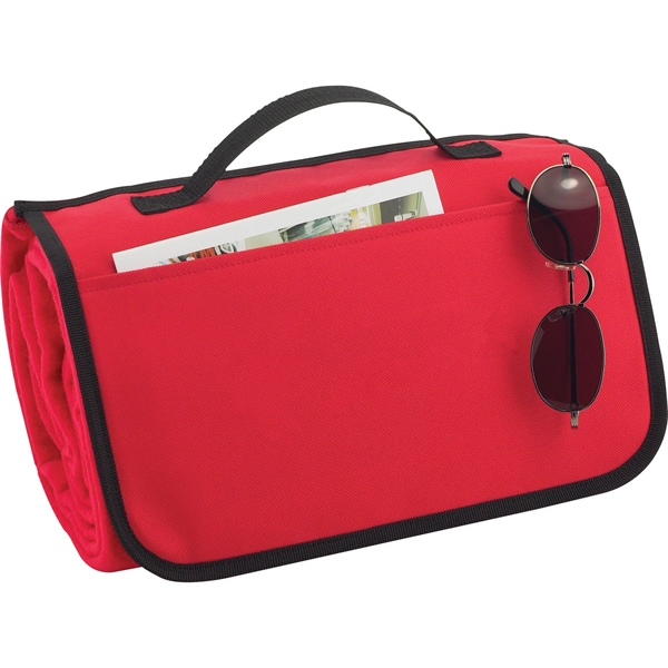 54" x 46" fleece blanket with hook and loop closure.... from ASI 66887 PCNA / Bullet