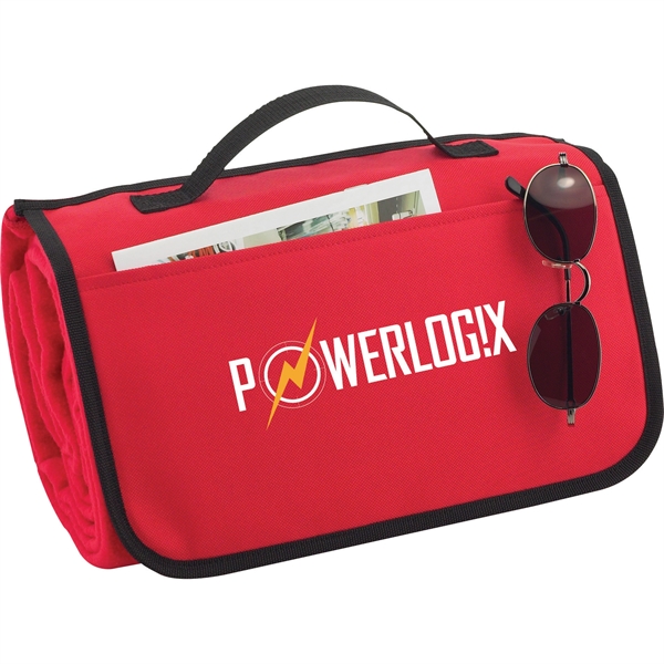 54" x 46" fleece blanket with hook and loop closure.... from ASI 66887 PCNA / Bullet