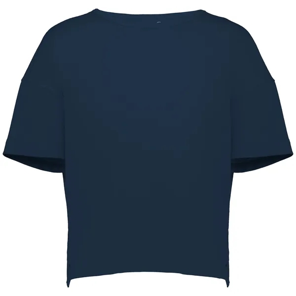 Ladies' t-shirt with raw edge detailing.... from ASI 37461 Augusta Sportswear / Holloway Sportswear