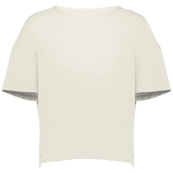Ladies' t-shirt with raw edge detailing.... from ASI 37461 Augusta Sportswear / Holloway Sportswear