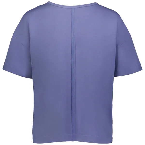 Ladies' t-shirt with raw edge detailing.... from ASI 37461 Augusta Sportswear / Holloway Sportswear