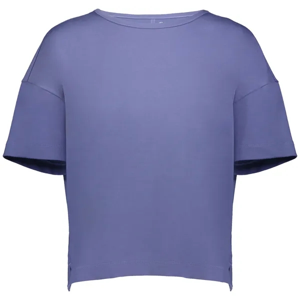 Ladies' t-shirt with raw edge detailing.... from ASI 37461 Augusta Sportswear / Holloway Sportswear