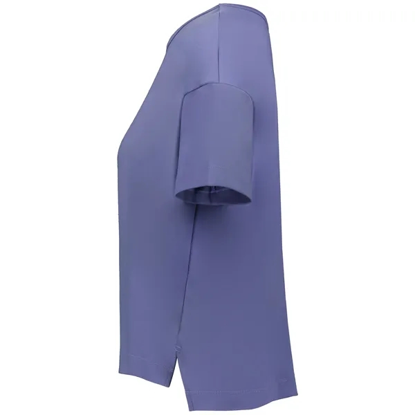 Ladies' t-shirt with raw edge detailing.... from ASI 37461 Augusta Sportswear / Holloway Sportswear