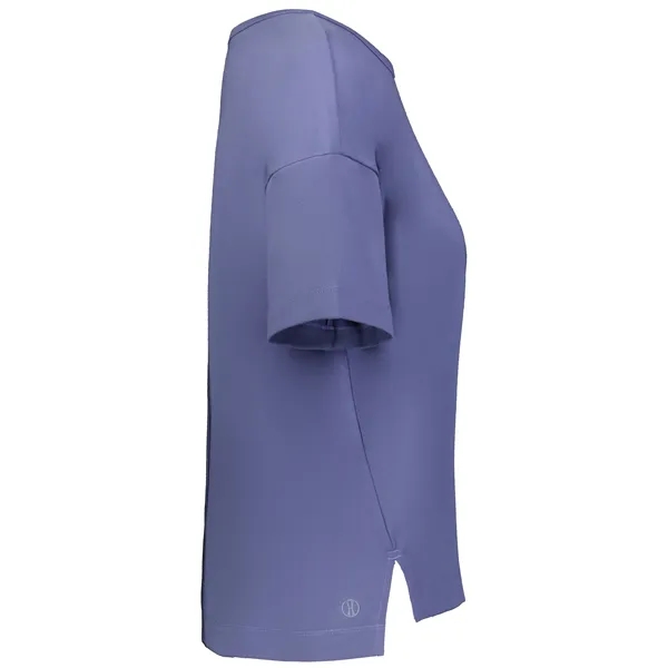 Ladies' t-shirt with raw edge detailing.... from ASI 37461 Augusta Sportswear / Holloway Sportswear