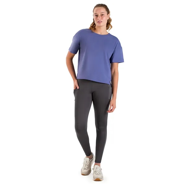 Ladies' t-shirt with raw edge detailing.... from ASI 37461 Augusta Sportswear / Holloway Sportswear