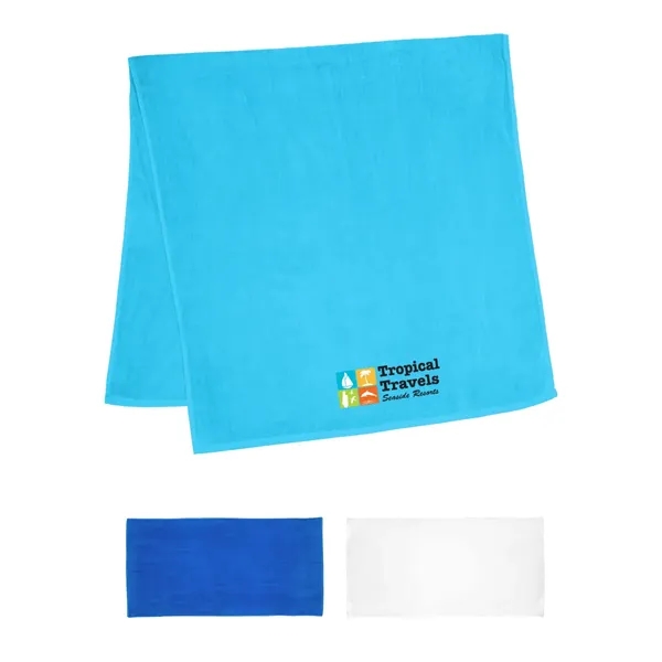 Heavyweight beach towel made with 100% cotton.... from ASI 61125 Hit Promotional Products / Hit®