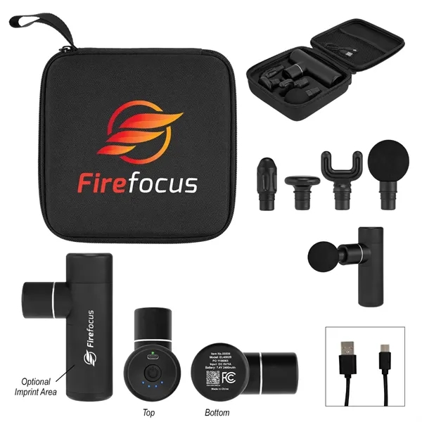 60W Deluxe Massage Gun... from ASI 61125 Hit Promotional Products / Hit®